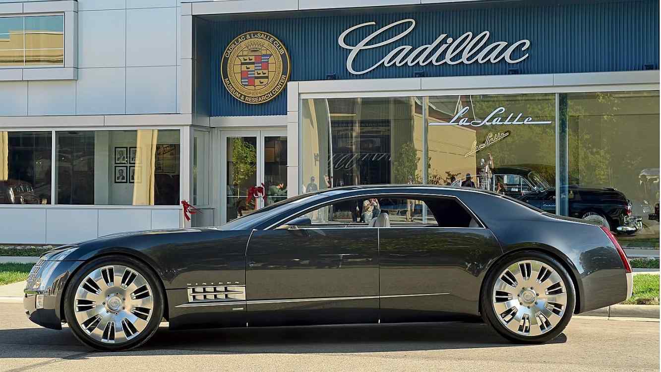 Click to Enlarge-Esc to Close myimgs/ArtDecoCars1937-60/2003 Cadillac 16 concept.jpg